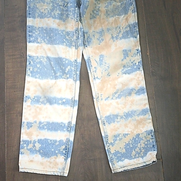 VTG Y2K CUSTOM BLEACH 512 LEVIS HIGH RISE STRAIGHT LEG JEANS WOMANS SLIM FIT 6 - Picture 3 of 8
